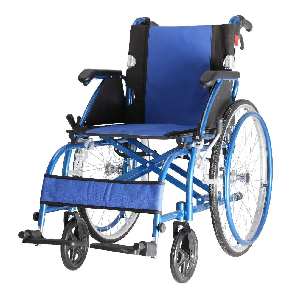 Aluminium Wheelchair with Double Cross Bar