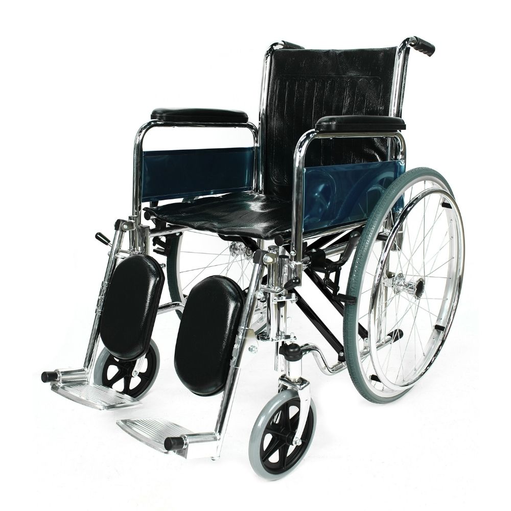 Chrome-Plated Steel Wheelchair Chrome-Plated Steel Wheelchair